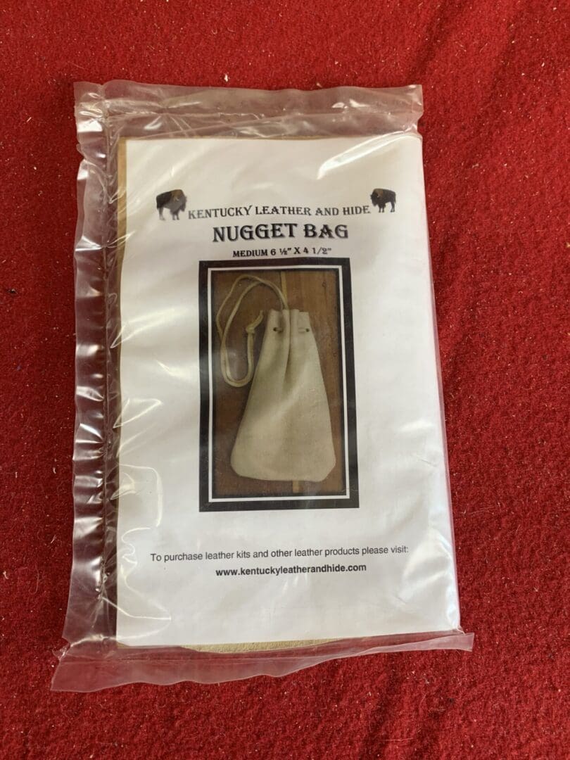 6 1/2 x 4 1/2 Nugget Bag Kit (Medium) - Kentucky Leather and Hides